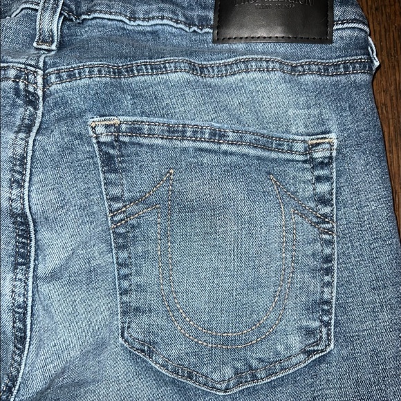 Women’s TRUE RELIGION Jennie Mid Rise Curvy Skinny Jeans sz 32 NWOT - Picture 6 of 6